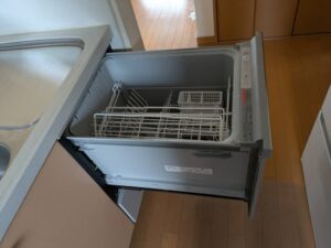 静岡キッチン取付け隊　トップオープン食洗機の工事　施工後